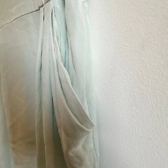 ๐ฟ Wilfred 100% Silk Dress โ Size 6 โ Soft Mint Green - Picture 7 of 8